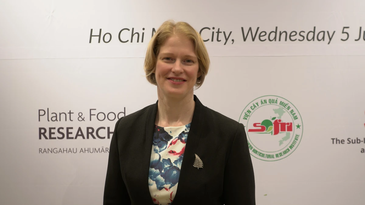 New Zealand Ambassador to Vietnam, Wendy Matthews – Photo: LINH TÔ